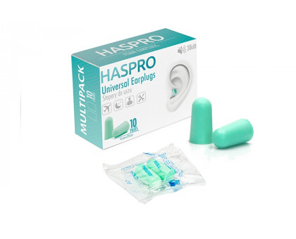 Беруши универсальные пенопропиленовые - Haspro Multi 10 пар (бирюзовые)