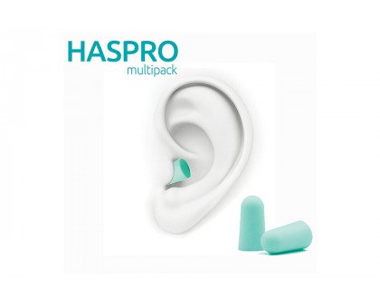 Беруши универсальные пенопропиленовые - Haspro Multi 10 пар (бирюзовые)