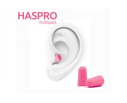 Беруши пенопропиленовые - Haspro Multi 10 пар (розовые)