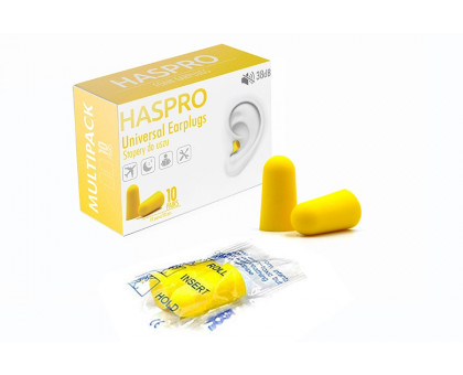 Беруши пенопропиленовые - Haspro Multi 10 пар (желтые)