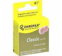 Беруши для сна Оhropax (Оропакс) Classic 4 шт восковые (2 пары)