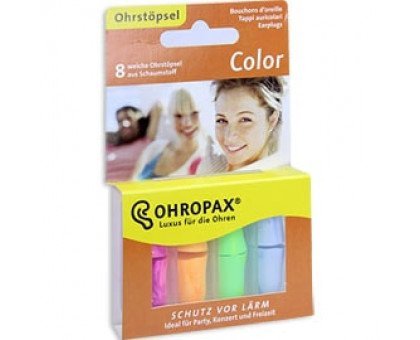 Беруши для работы OHROPAX Color (из полипропилена) 8 шт