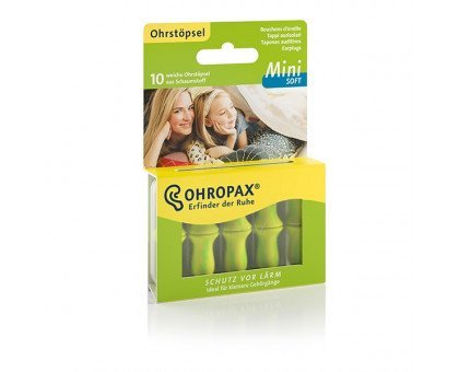 Беруши для сна OHROPAX Mini Soft для детей 10 штук (5 пар.)