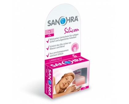 Беруши для сна SANOHRA Silicon 6 шт (3 пары)